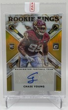 2020 Panini Donruss Optic Football Rookie Kings Gold Auto RKA-CY Chase Young /10