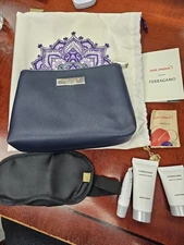 BRAND NEW, AIR INDIA BUSINESS CLASS FERRAGAMO AMENITY KIT
