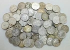 Lot of 92 Canadian Silver Dimes 1937-1967 Canada 10 Cent Coins 80% Silver