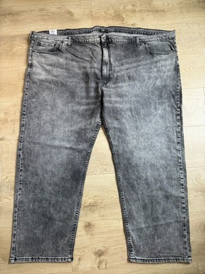 NWT Mens Levis 502 flex taper stretch acid wash jeans big & tall 60x32 (60x29)