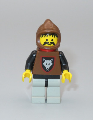 LEGO Castle Wolfpack with cape minifigure 6086 Black Knights Castle 6105 6038
