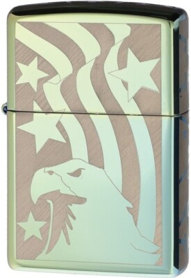 David Yellowhorse/Zippo Lighter Let Freedom Ring Brown Brass Limited Edition USA