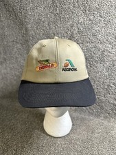 Vintage Dekalb Asgrow K Products Trucker Snapback Hat Big Farm Made in USA Tan