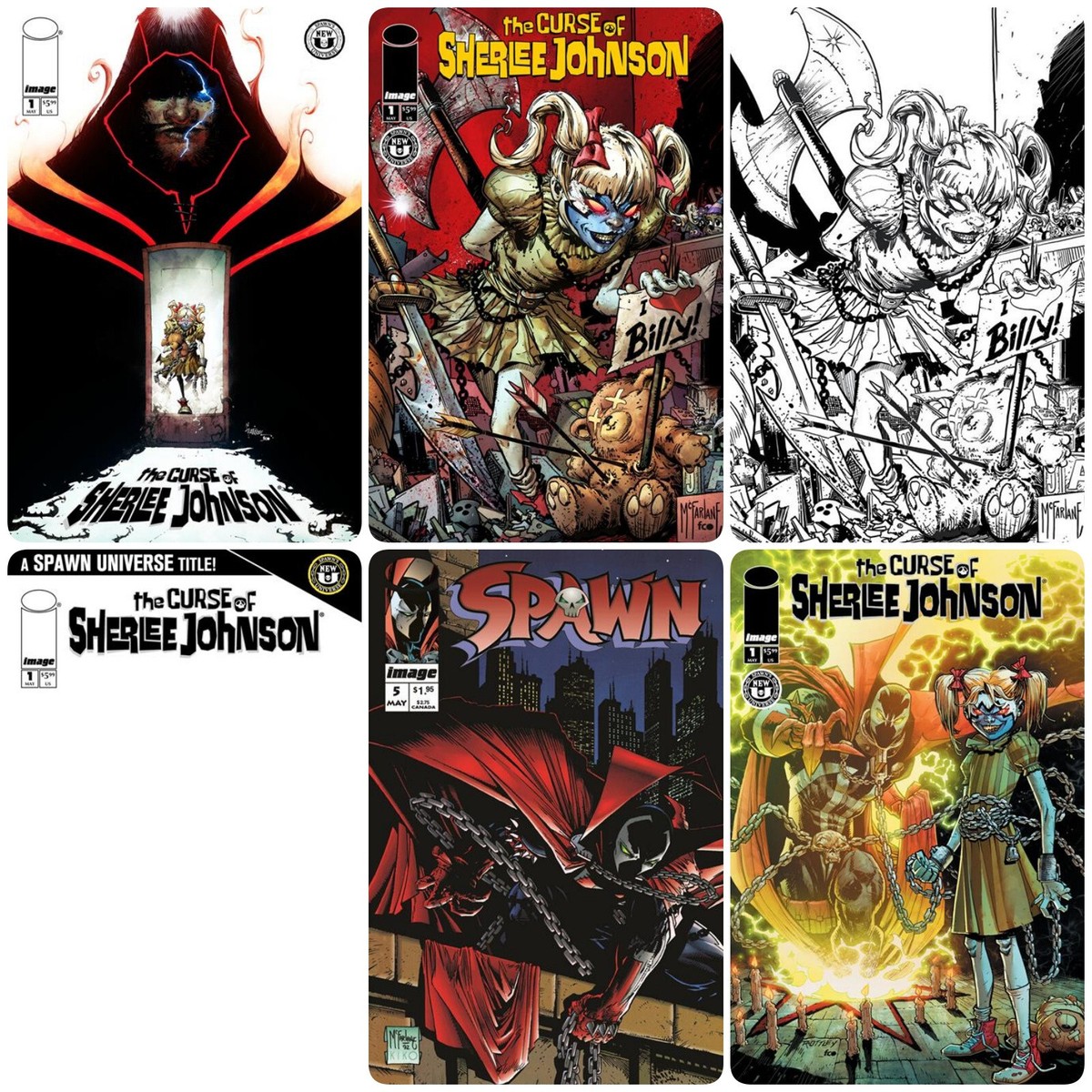 SPAWN THE CURSE OF SHERLEE JOHNSON #1 **COVER SELECT** [1:50