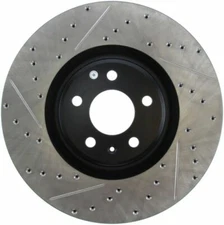 StopTech 127.33134R Sport Cross-Drilled And Slotted Disc Brake Rotor