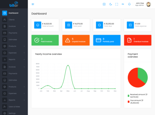 Sistema di gestione fatture con hosting Web VPS gratuito 5 GB - Foto 1 di 6