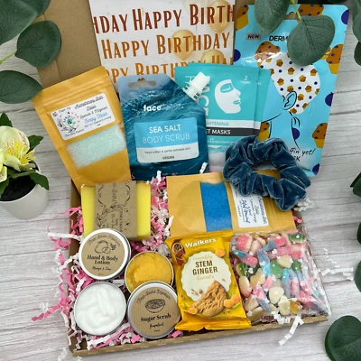 Ladies Letterbox pamper gift set SPA GIFT BOX self care for women Relaxation kit