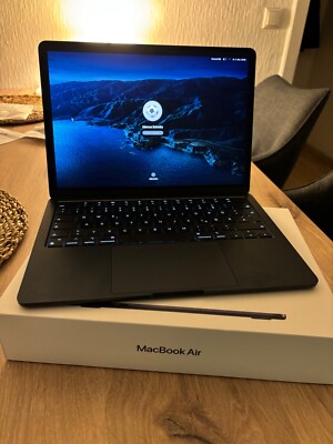 Apple MacBook Air 13,6 Zoll (256GB SSD, M2, 8GB) Laptop - Mitternacht - MLY33D/A