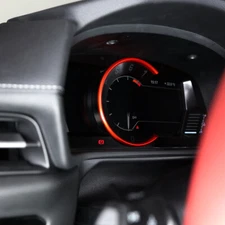 Red Alloy Interior Dashboard Tachometer Ring Trim Fits Toyota Supra GR A90 US