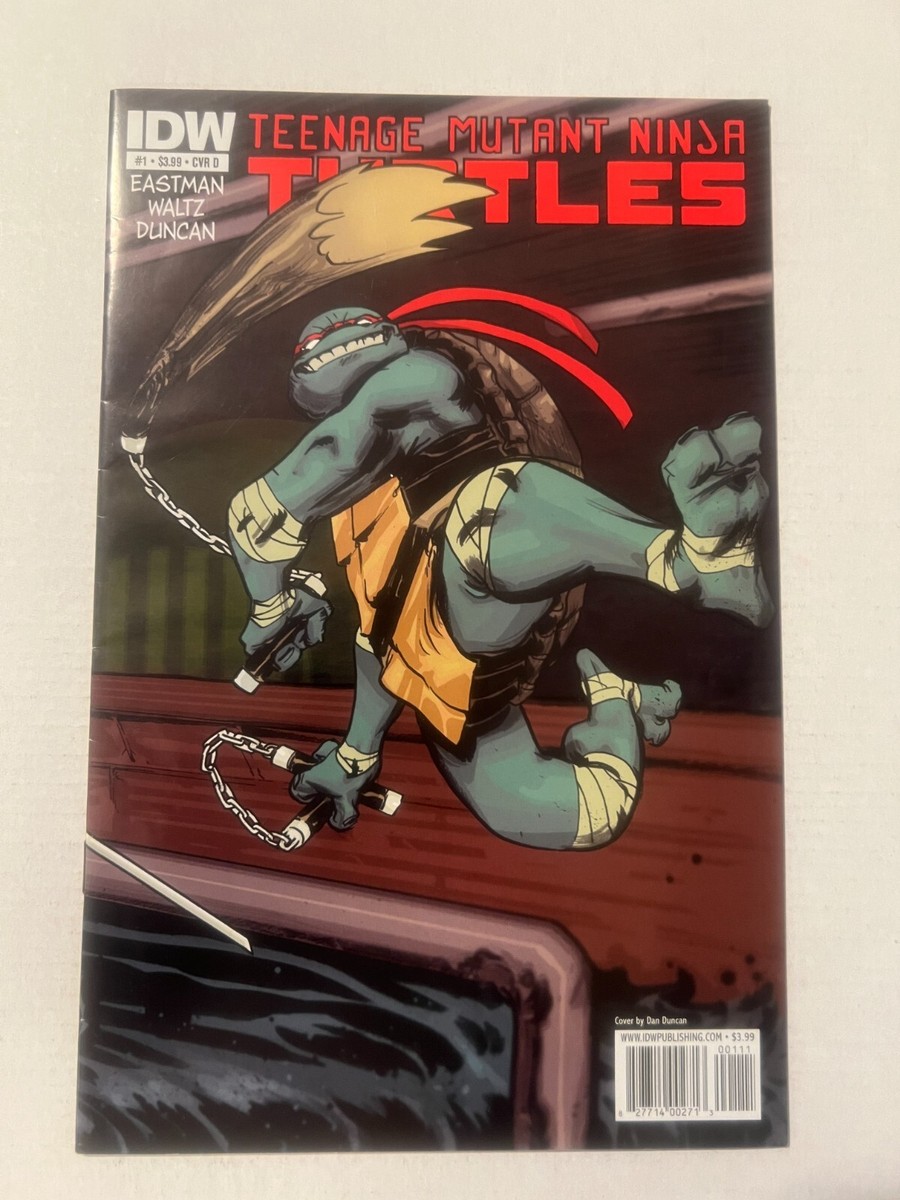 TEENAGE MUTANT NINJA TURTLES #1 NM 9.4 MICHELANGELO COVER D