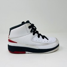 Nike Air Jordan 2 Retro TD White Sneakers Shoes Baby Size 7C DQ8563-106
