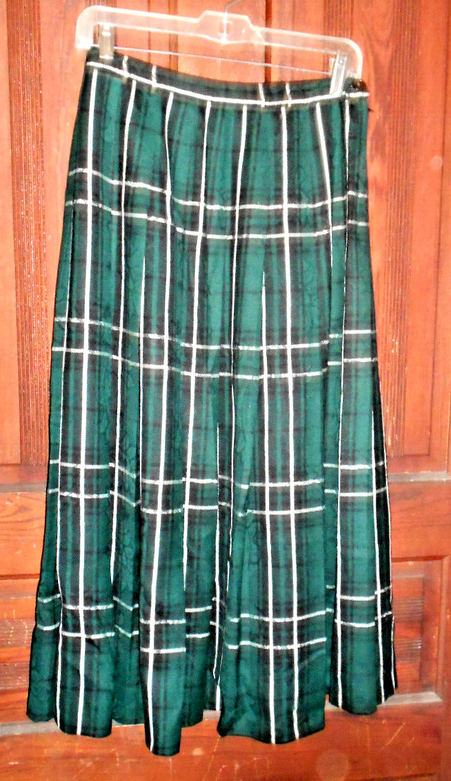 Vintage Pendleton Authentic Wool Plaid Pleated Sk… - image 1