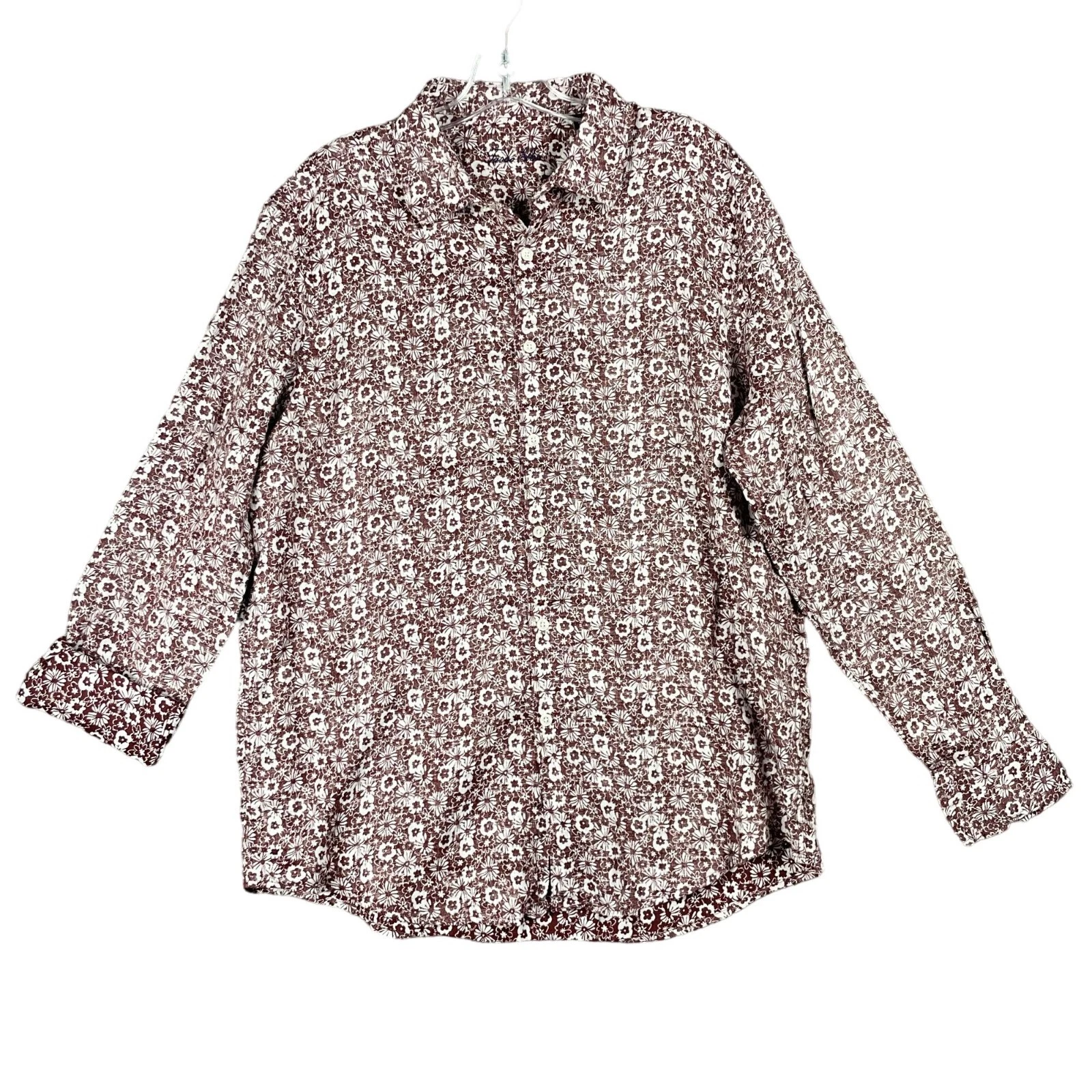 Tasso Elba Mens Linen Shirt XL Reverse Print Inside Out Career Everyday Casual
Opens in a new window