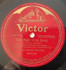 Emmy Destinn, Dinh Gilly – 78 rpm Victor 88498: Good-Night; V+ cond