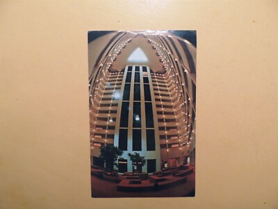 Century Center Motor Hotel Atlanta Georgia vintage postcard atrium lobby
