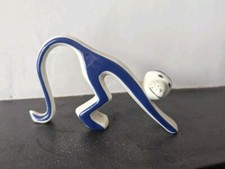 Vintage Royal Dux Porcelain Stylised Monkey Ornament Figure