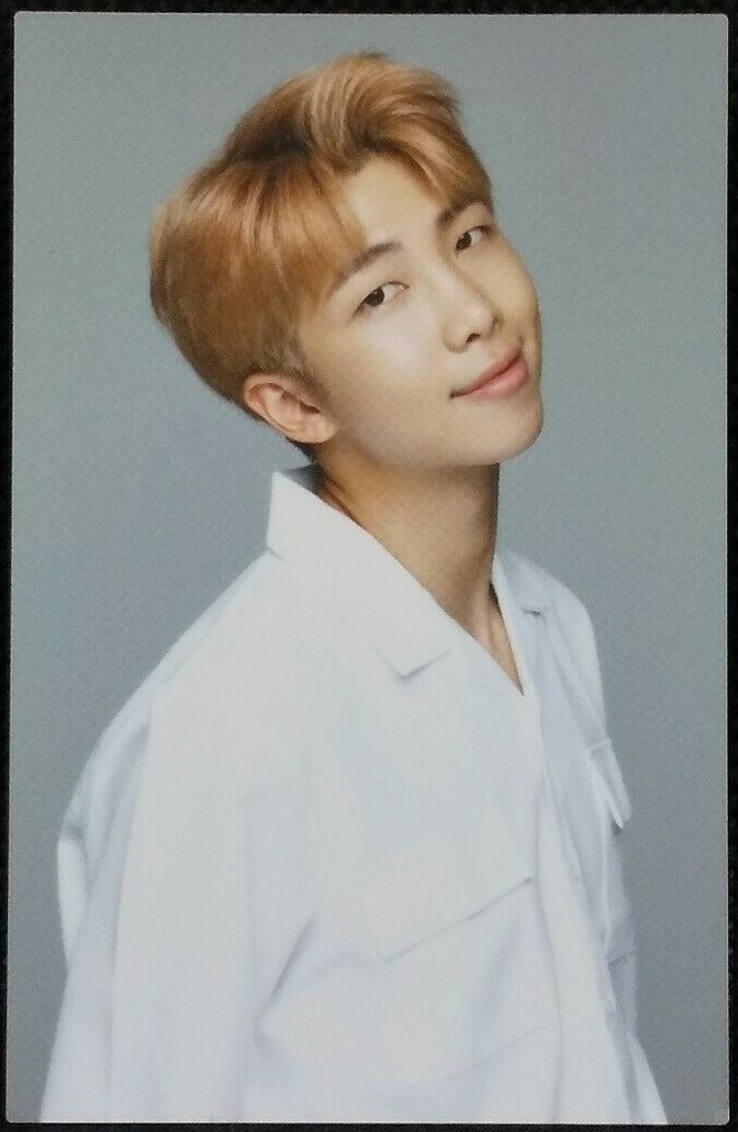 BTS RM VT Cosmetics Photo Card Sign K-POP Music From Japanese Rare