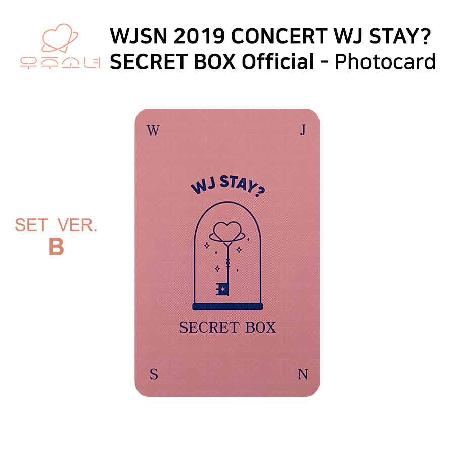 WJSN 2019 Concert WJ STAY Secret Box Official Photocard SET B KPOP