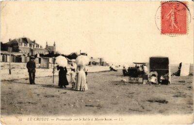 CPA LE CROTOY Promenade sur le Sable a Maree Basse (1292260)