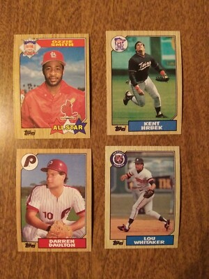 1987 Topps #501-700 - 50% off with 4+ cards - You Pick - Complete Your Set