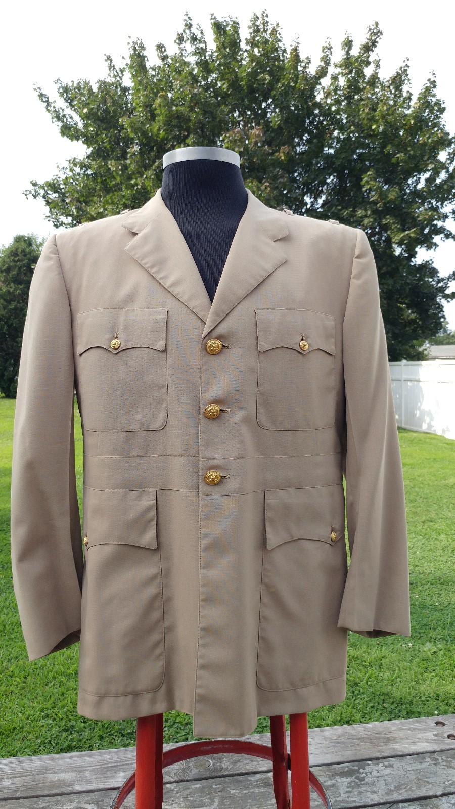 Men's military jacket suit coat United States Navy Of… Gem