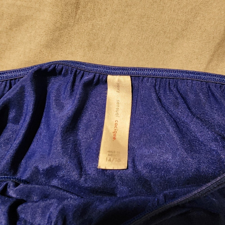 Vintage cacique second skin String bikini Panties 1416 XL. eBay