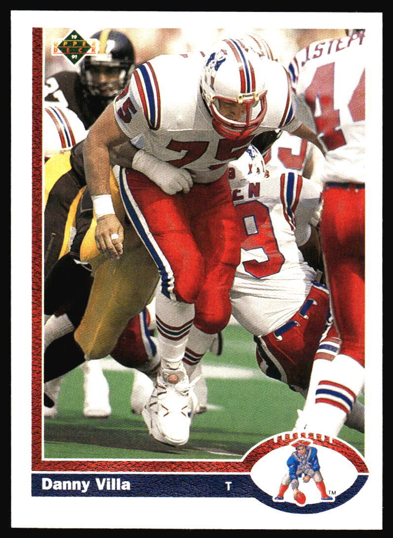 1991 Upper Deck Danny Villa    #565 New England Patriots