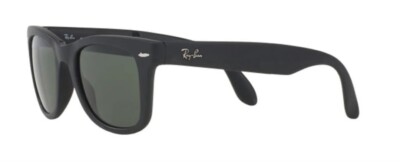 Ray-Ban Sunglasses 4105 Folding Wayfarer Matte Black Frame 601s