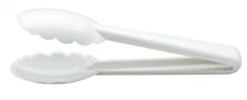 Mercer Culinary Hell's Tools High-Heat 9.5" Utility Tongs | White