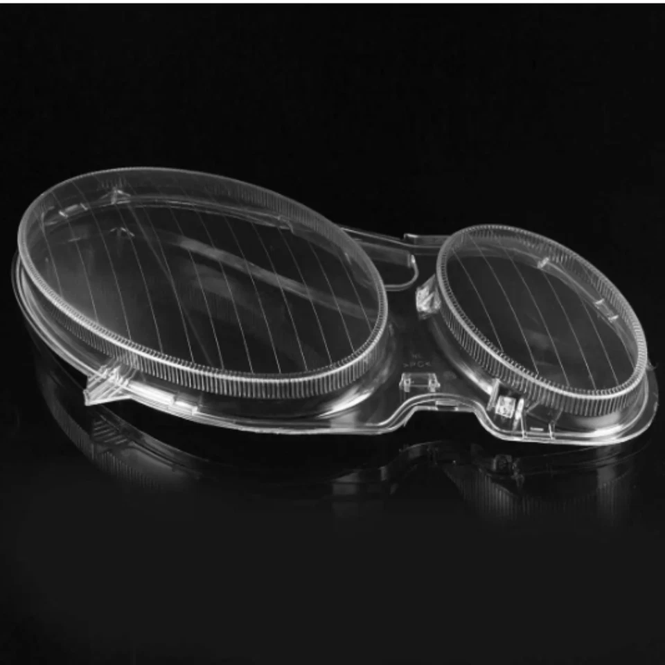 PAR DE LENTES DE PLÁSTICO DE FAROS PARA MERCEDES-BENZ CLASE E W211 S211 2002-2009 Foto 3 de 4