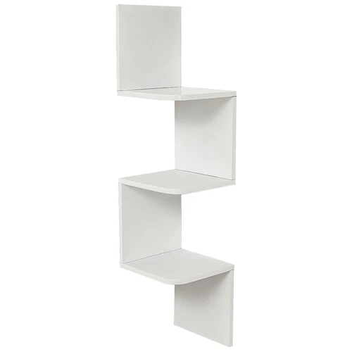 DE STOCK! 3 Ebenen Eckregal Wandregal Küchenregal Bücherregal Hängeregal Regal - Bild 7 von 12