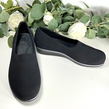 SAS Women's Bliss Slip On Wedge Black Size 7.5 N