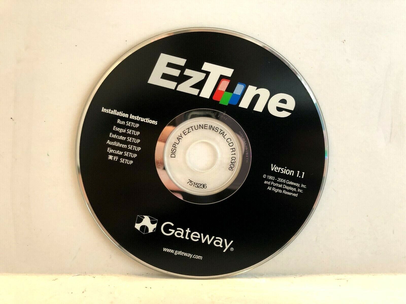 EzTune Version 1.1 2006 Disc Only Vintage Computer