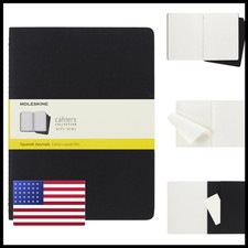 Moleskine Cahier Journal, Soft Cover, Large 5" x 8.25" Ruled/Lined, Black, 80