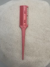Vintage Goody Rat Tail Cutter Comb Pink - Made In USA - 1 Blade
