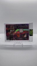 2020 Panini Spectra, Building Blocks Relics Joe Burrow #BB-1 Neon Pink Prizm /15
