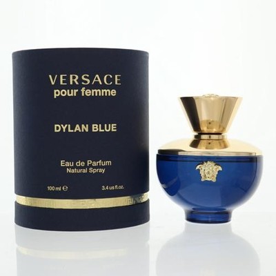 Dylan Blue 3.4 Oz Eau De Parfum Spray by Versace Box for Women