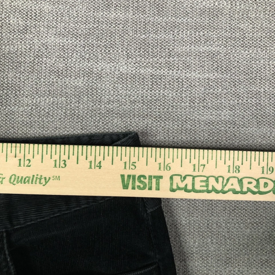 Брюки женские J Jill 10 черные вельветовые эластичные прямые повседневные комфортные расклешенные - Изображение 4 из 4