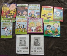 LOT K-2 Peanuts Charlie Brown Snoopy Valentine Christmas Coloring Stickers