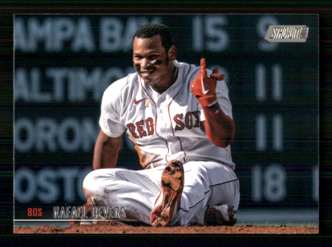 2021 Stadium Club #8 Rafael Devers Boston Red Sox 67171