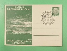 DR WHO 1937 ALEMANIA TARJETA POSTAL PICTÓRICA BERLÍN ESLOGAN CANCELAR R47413