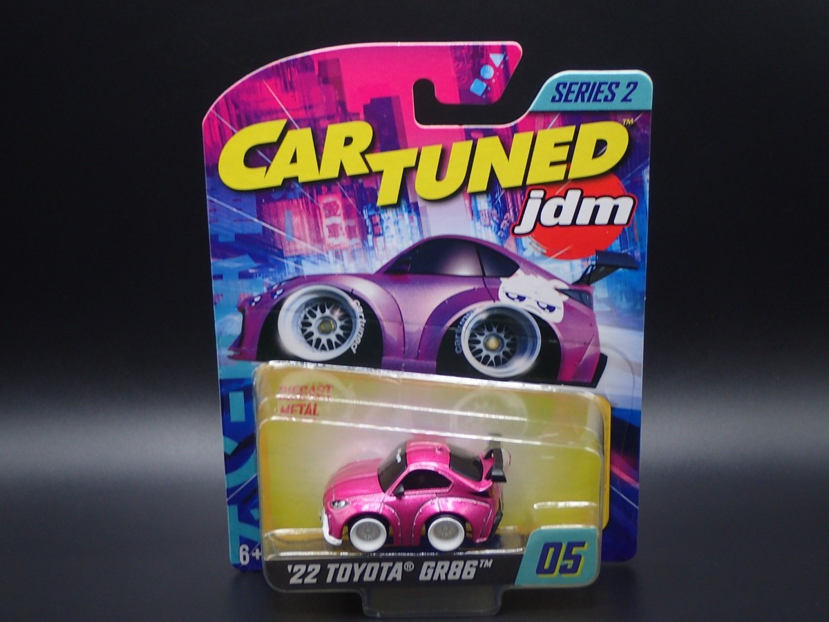 2025 CAR TUNED JDM SERIES 2 #05 2022 TOYOTA GR86 PINK DIECAST CAR