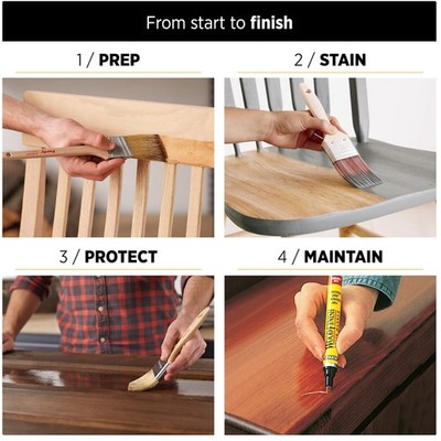 Dark Finishing Wax for Wood Protection