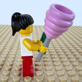 LEGO Creator, Grand Carousel: Woman + Cotton Candy, MONEY, twn082, 10196, 2009