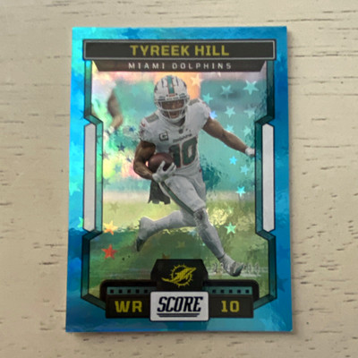 Panini 2023 Score Tyreek Hill Dolphins #273 Stars Parallel 234/299