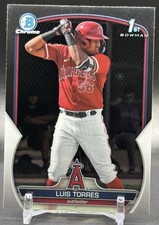 2023 Bowman Chrome #BCP-155 Luis Torres Los Angeles Angels 1st Bowman