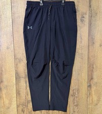 Under Armour Outdoor Woven Tech Pants 4-Way Fabric Drawstring Closure Youth L