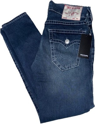 TRUE RELIGION ROCCO BIG T RELAXED SKINNY 700677 JEANS 34 X 32