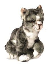 HANSA Cat Kitten Gray 20 Stuffed Animal BH6493