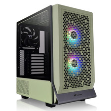 Ceres 300 Matcha Green Mid Tower E-ATX Computer Case with Tempered Glass Side Pa